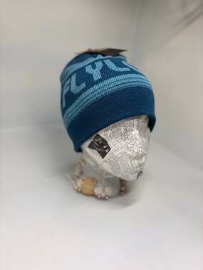 Flylow Blue Knit Logo Beanie Hat New With Tags